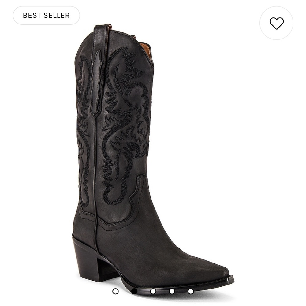 Jeffrey Campbell Dagget Boot in Black Washed
